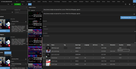 xdf news ingest